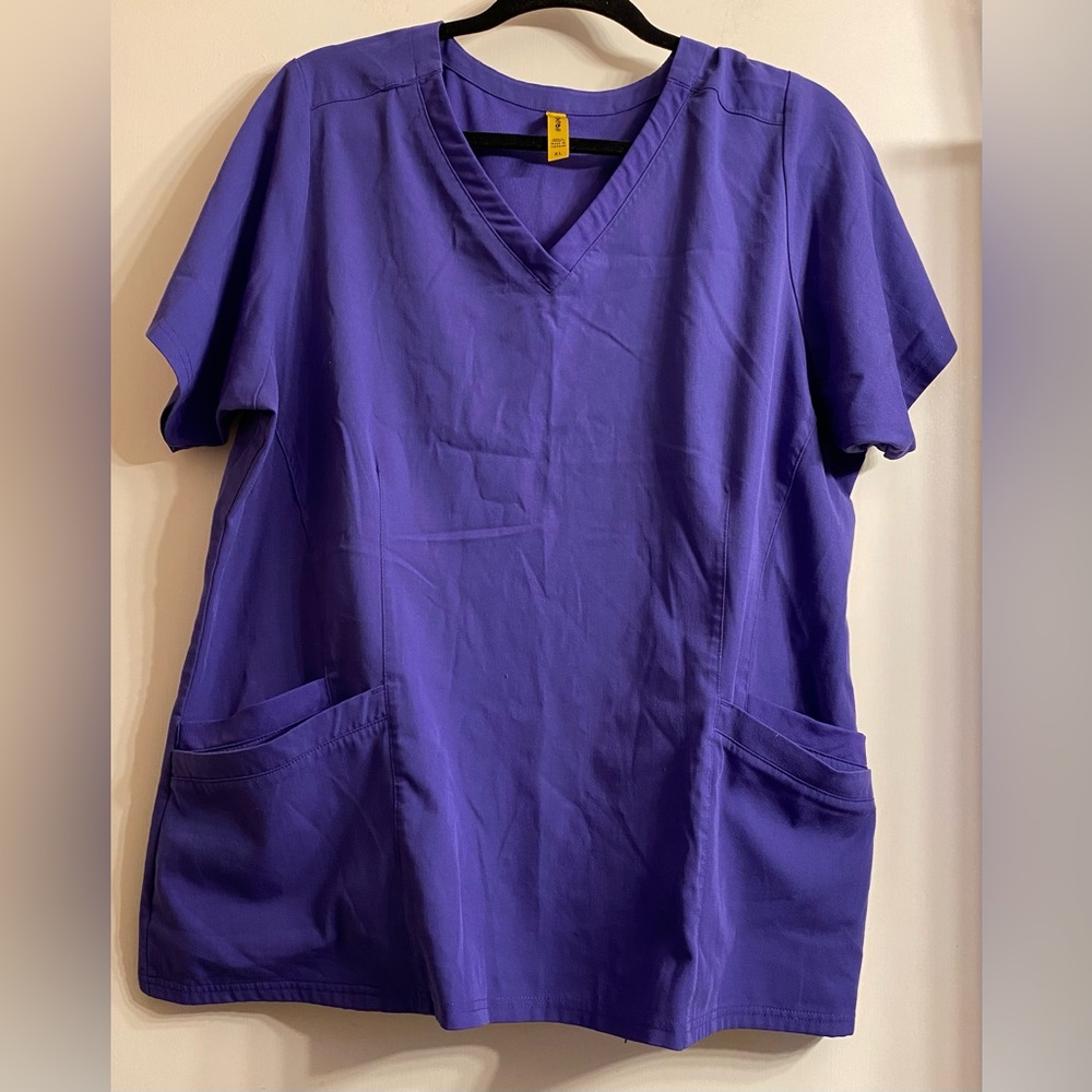 Wonderwink Aero Scrub Top Womens Size XL solid Purple by Wink